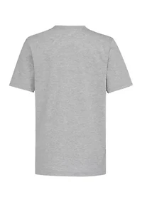 Boys 8-20 Short Sleeve USA Flag Logo T-Shirt