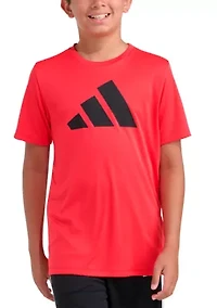 Boys 8-20 Short Sleeve Essential Poly Tee