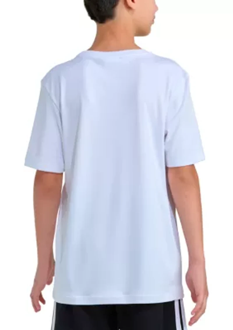 Boys 8-20 Short Sleeve Essential Poly Tee