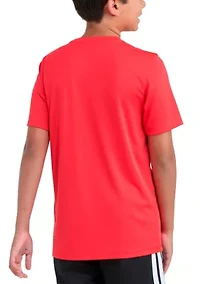 Boys 8-20 Short Sleeve Essential Poly Tee