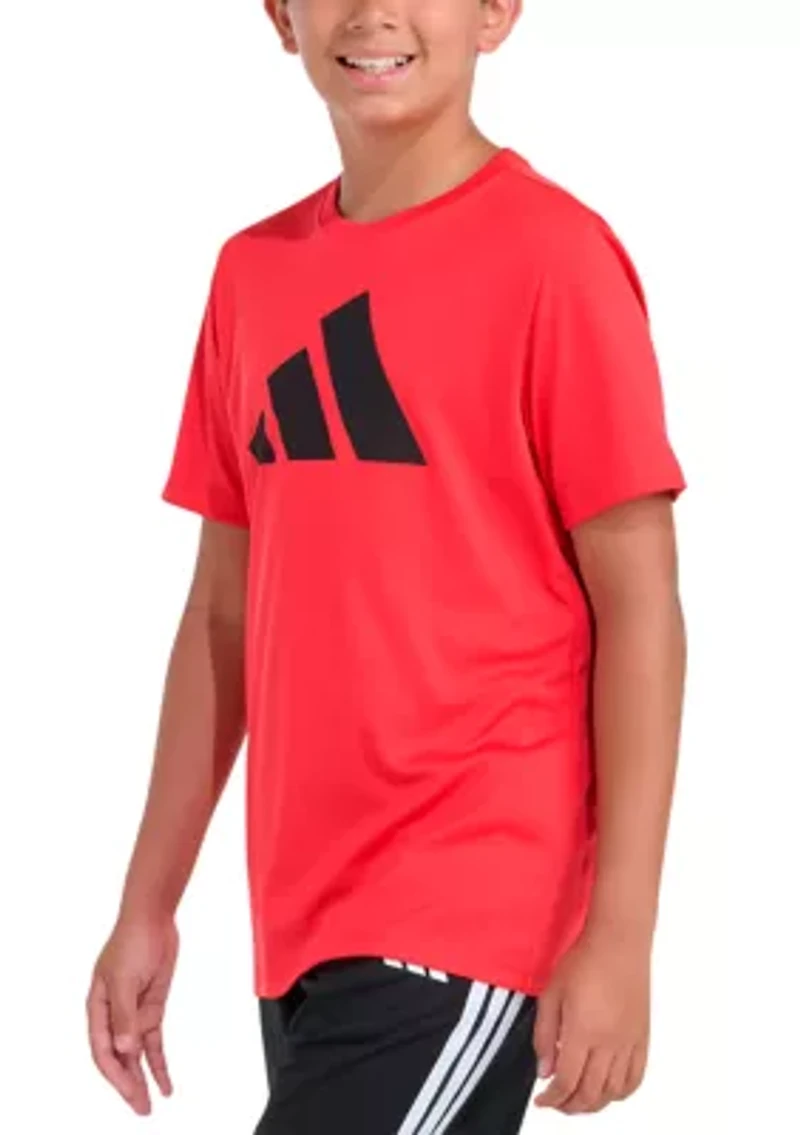 Boys 8-20 Short Sleeve Essential Poly Tee