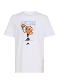 Boys 8-20 Short Sleeve Basketball Mascot T-Shirt