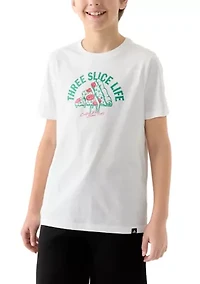 Boys 8-20 Short Sleeve Three Slice Life Graphic T-Shirt