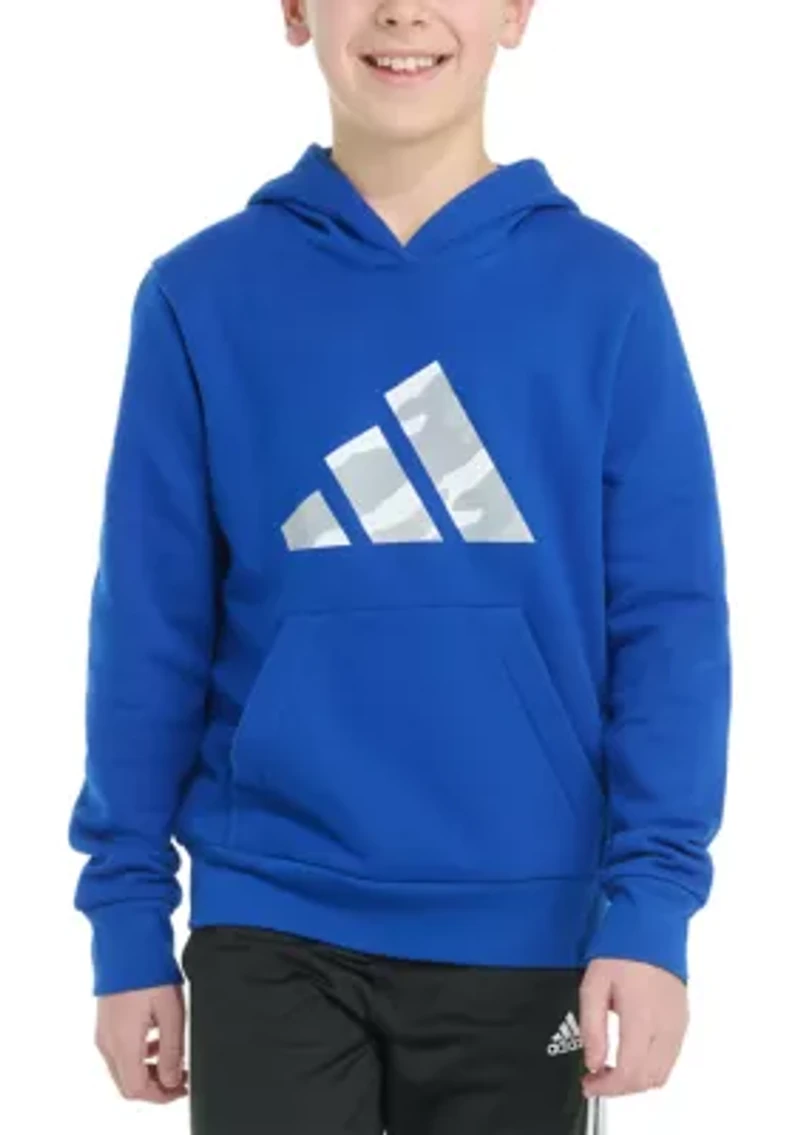 Boys 8-20 Long Sleeve Graphic Fleece Pullover Hoodie