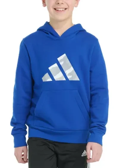 Boys 8-20 Long Sleeve Graphic Fleece Pullover Hoodie