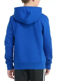 Boys 8-20 Long Sleeve Graphic Fleece Pullover Hoodie