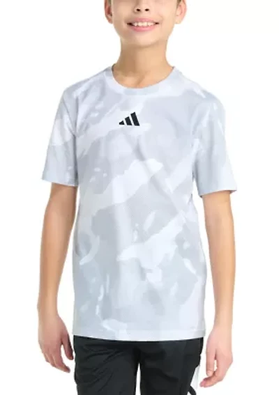 Boys 8-20 Allover Print Halftone Camo T-Shirt