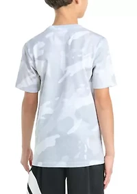 Boys 8-20 Allover Print Halftone Camo T-Shirt