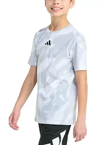 Boys 8-20 Allover Print Halftone Camo T-Shirt