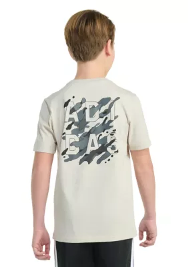 Boys 8-20 Short Sleeve Camo Expression T-Shirt (Extended Size)