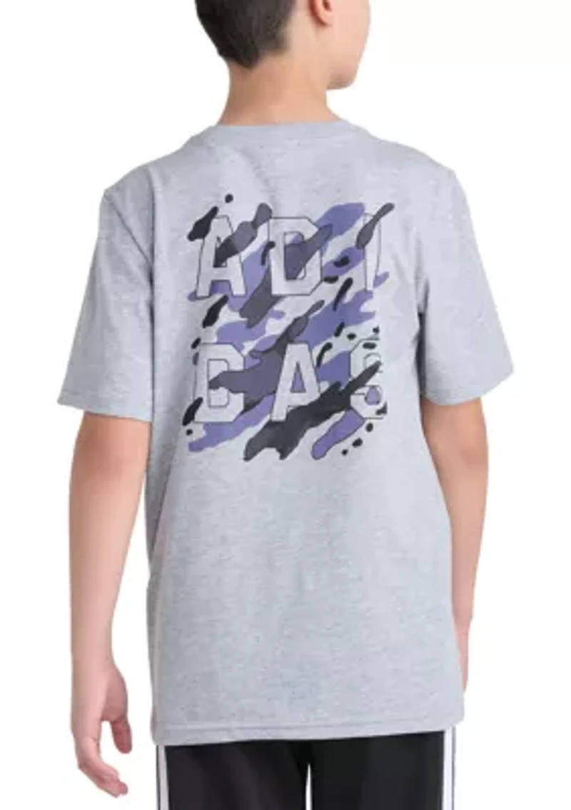 Boys 8-20 Short Sleeve Camo Expression Heather Tee