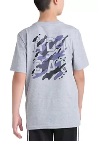 Boys 8-20 Short Sleeve Camo Expression Heather Tee