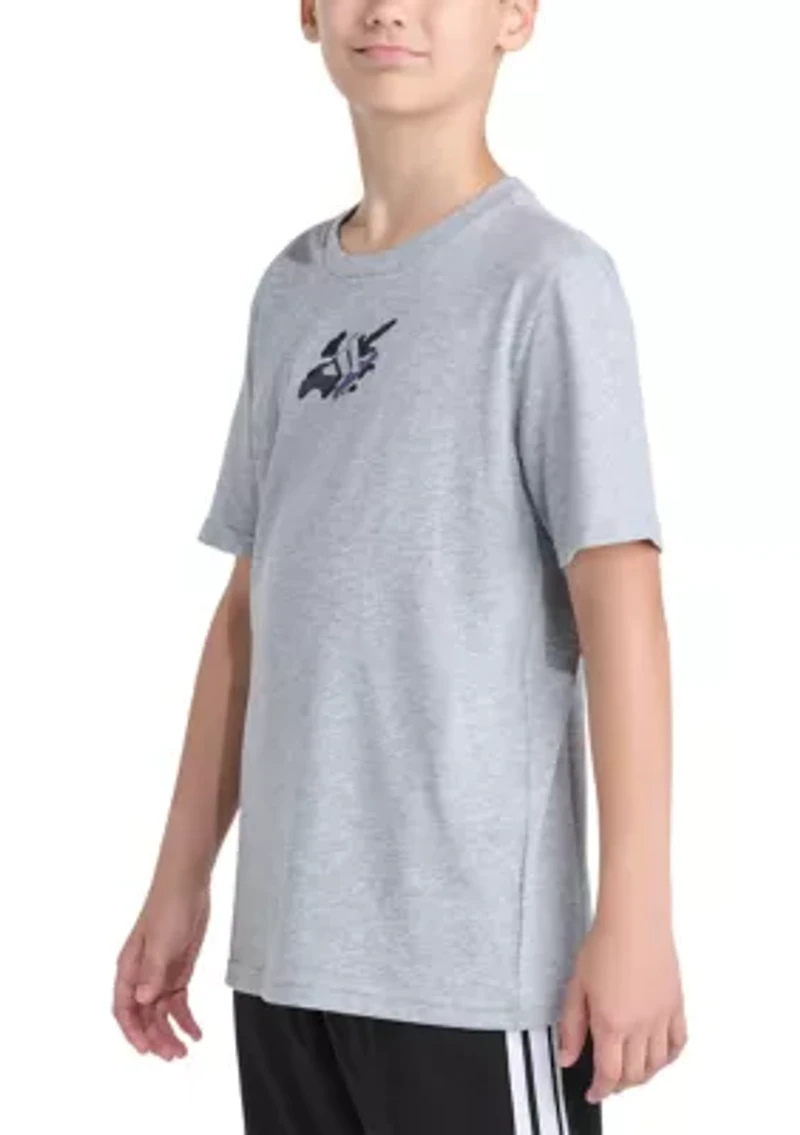 Boys 8-20 Short Sleeve Camo Expression Heather Tee