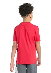 Boys 8-20 Short Sleeve Woodland Camo Stack Graphic T-Shirt (Extended Size)