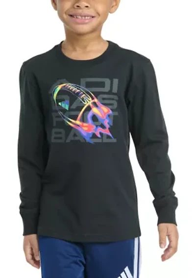Boys 4-7 Long Sleeve Sport Graphic T-Shirt