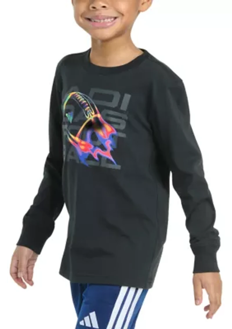 Boys 4-7 Long Sleeve Sport Graphic T-Shirt