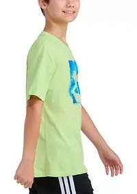 Boys 8-20 Short Sleeve Spray Gradient Logo Graphic T-Shirt