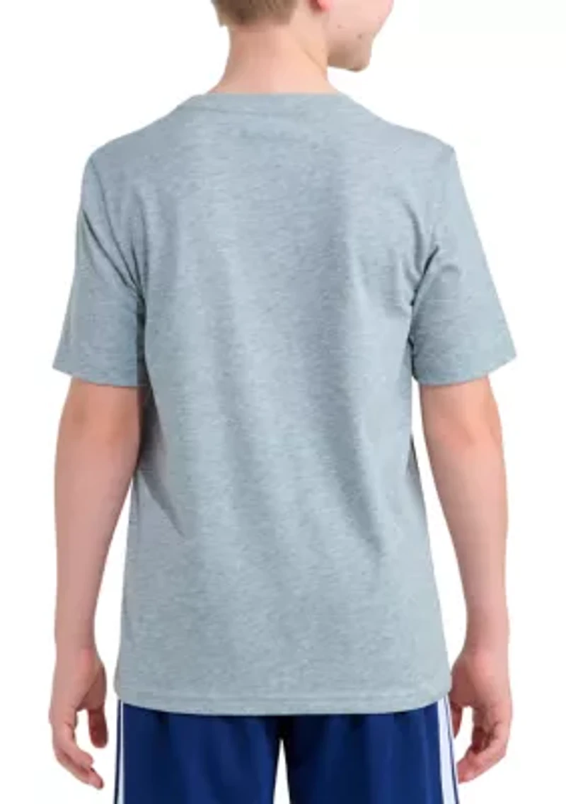 Boys 8-20 Short Sleeve Collegiate Arch Heather T-Shirt