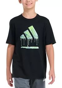 Boys 8-20 Short Sleeve Chrome Dip Logo T-Shirt