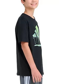 Boys 8-20 Short Sleeve Chrome Dip Logo T-Shirt