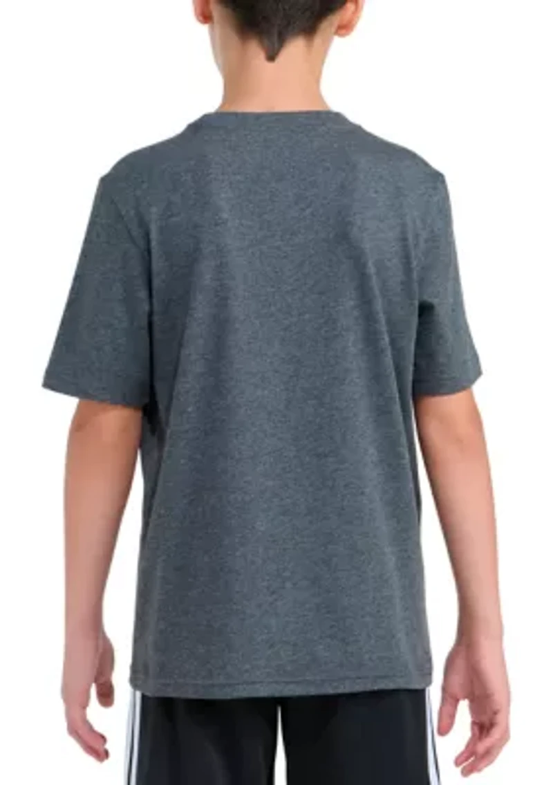 Boys 8-20 Short Sleeve Soccer Drip Heather T-Shirt