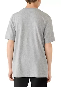 Boys 8-10 Short Sleeve Soccer Motion Heather One Piece Bodysuit