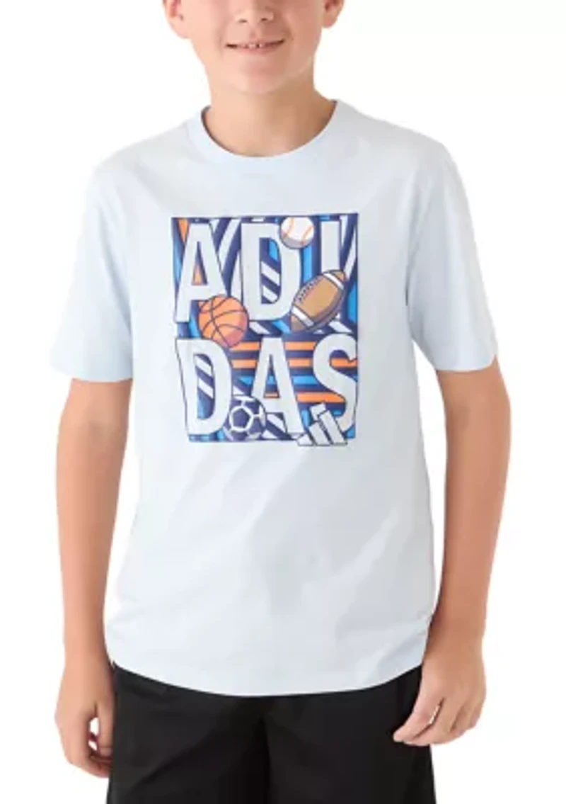 Boys 8-20 Multi Sport Poster Short Sleeve T-Shirt