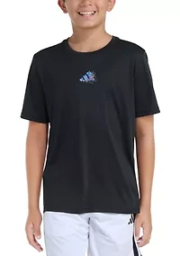 Boys 8-20 Short Sleeve Spray Gradient Poly Graphic T-Shirt