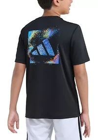 Boys 8-20 Short Sleeve Spray Gradient Poly Graphic T-Shirt