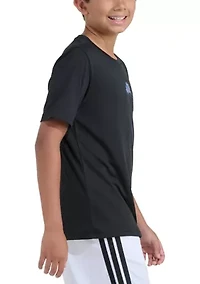 Boys 8-20 Short Sleeve Spray Gradient Poly Graphic T-Shirt