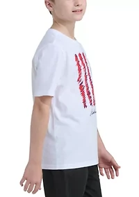 Boys 8-20 Short Sleeve USA Flag Tee