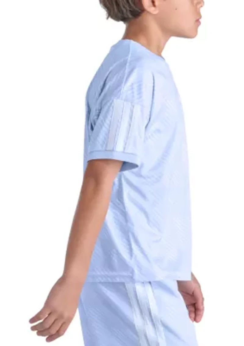 Short Sleeve Printed World Soccer Top