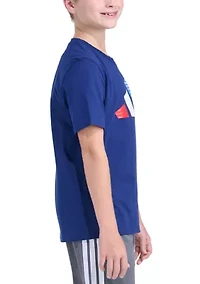 Boys 8-20 Short Sleeve Nations 3-Bar Logo Tee