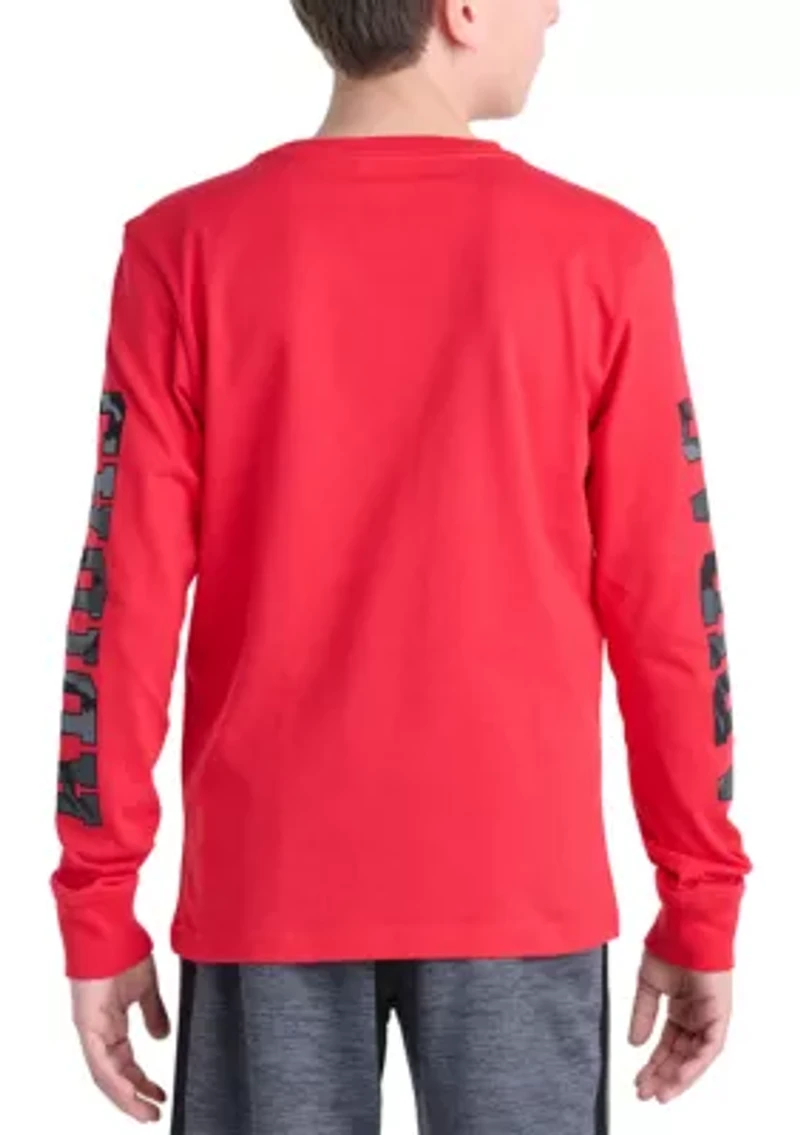 Boys 8-20 Long Sleeve Camo Lineage T-Shirt