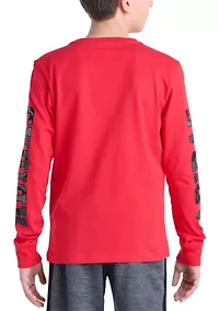 Boys 8-20 Long Sleeve Camo Lineage T-Shirt