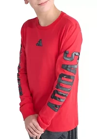 Boys 8-20 Long Sleeve Camo Lineage T-Shirt