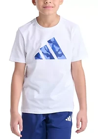 Boys 8-20 Short Sleeve Sportswear Camo Logo Graphic T-Shirt