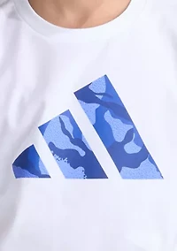 Boys 8-20 Short Sleeve Sportswear Camo Logo Graphic T-Shirt