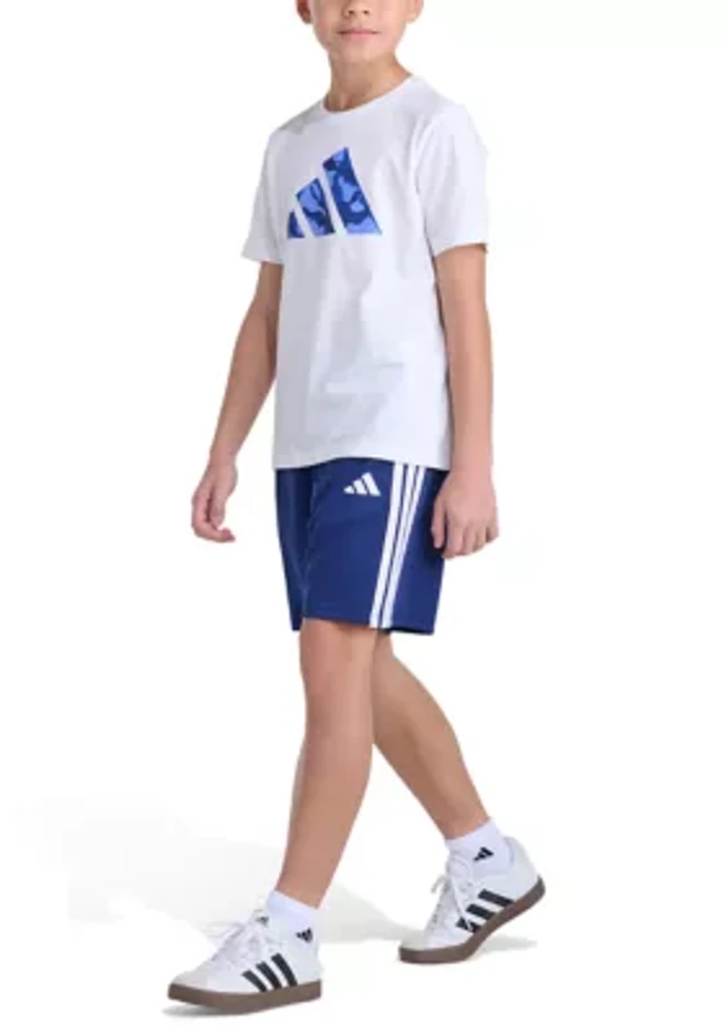 Boys 8-20 Short Sleeve Sportswear Camo Logo Graphic T-Shirt