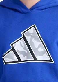 Boys 8-20 Long Sleeve Graphic Fleece Hooded Pullover