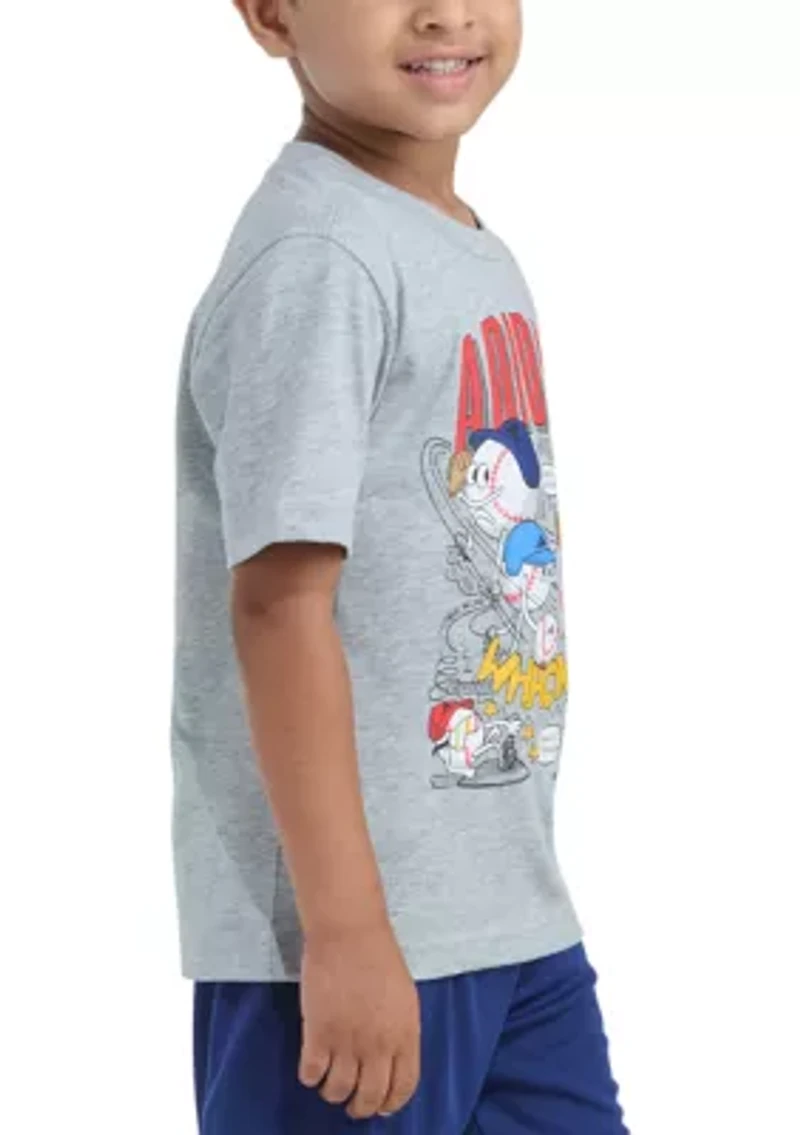 Boys 4-7 Graphic Heather T-Shirt