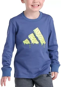 Boys 4-7 Long Sleeve Doodle Graphic T-Shirt