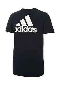 Boys 8-20 Short Sleeve Essential Poly Solid T-Shirt