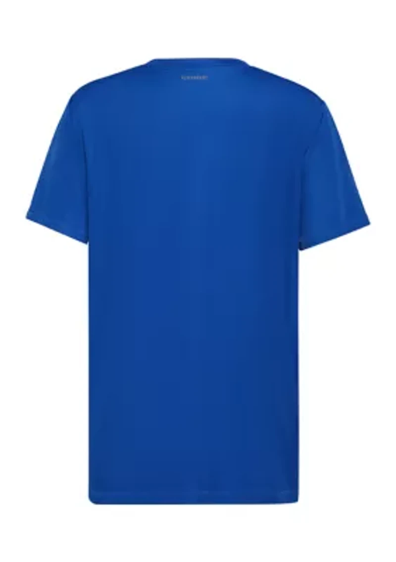 Boys 8-20 Short Sleeve Essential Poly Solid T-Shirt