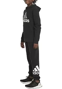 Boys 8-20 Long Sleeve Essential Fleece Hoodie