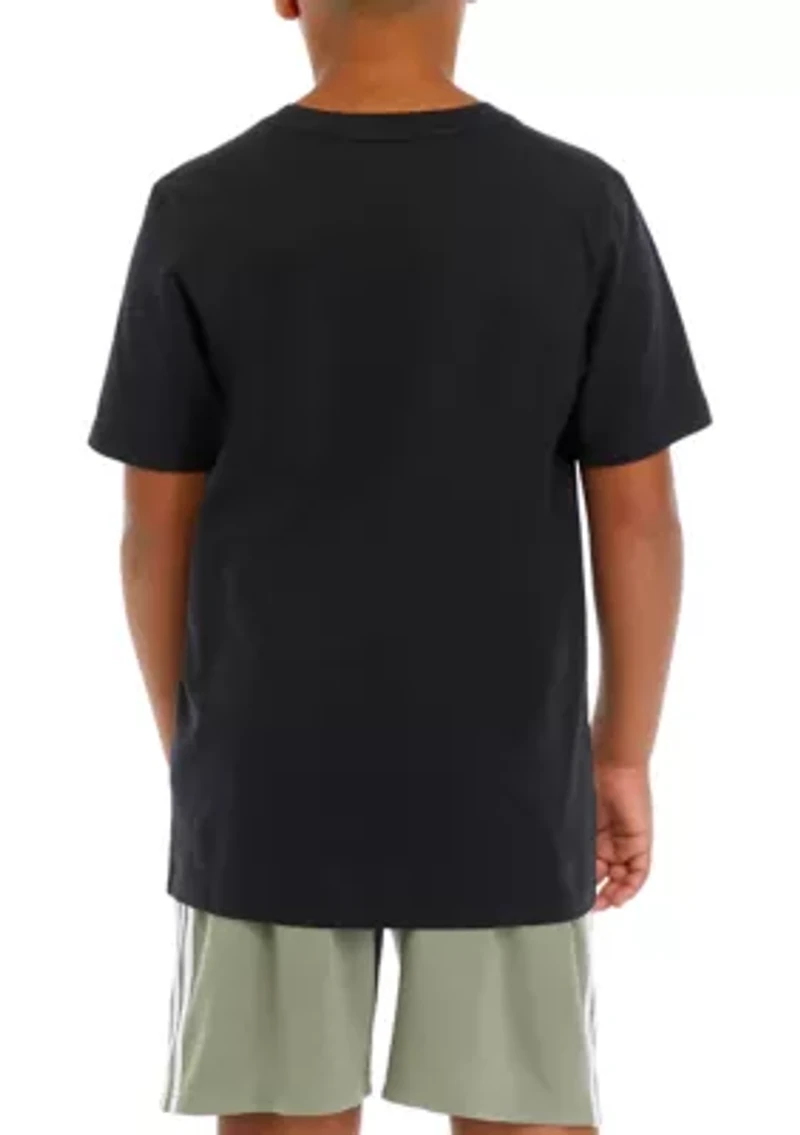 Boys 8-20 Short Sleeve Essential Embroidered Logo T-Shirt