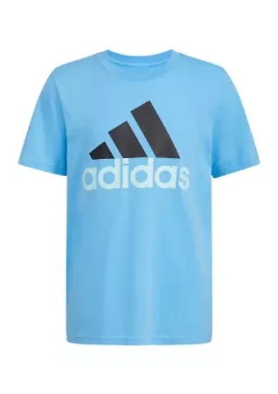 Boys 8-20 Short Sleeve 2 Color Logo T-Shirt