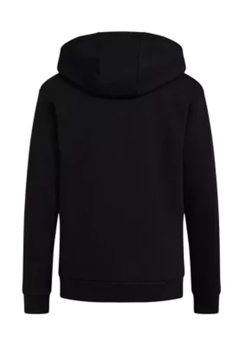 Boys 8-20 Long Sleeve Essential Small Logo Hooded Pullover