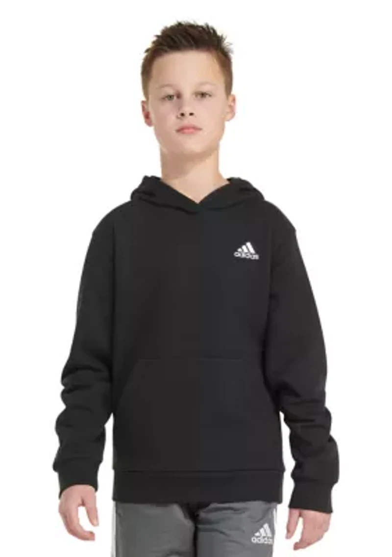 Boys 8-20 Long Sleeve Essential Small Logo Hooded Pullover