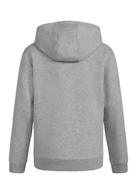 Boys 8-20 Long Sleeve Essential Small Logo Hooded Pullover